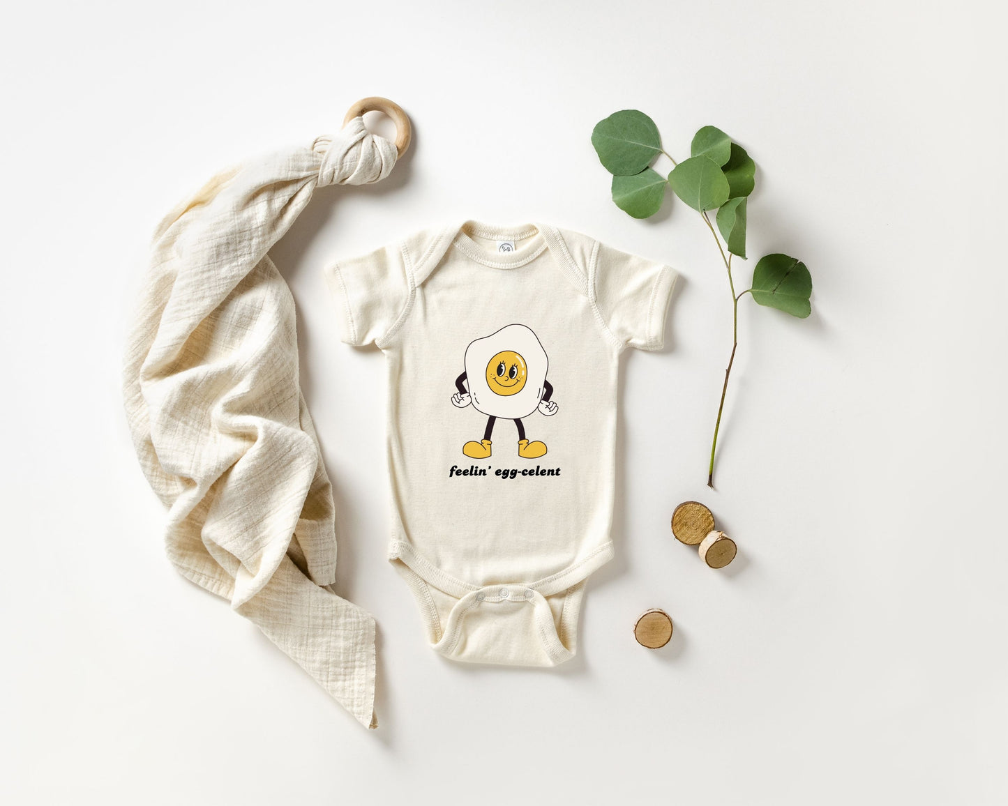 Feelin' Egg-Celent Baby Bodysuit