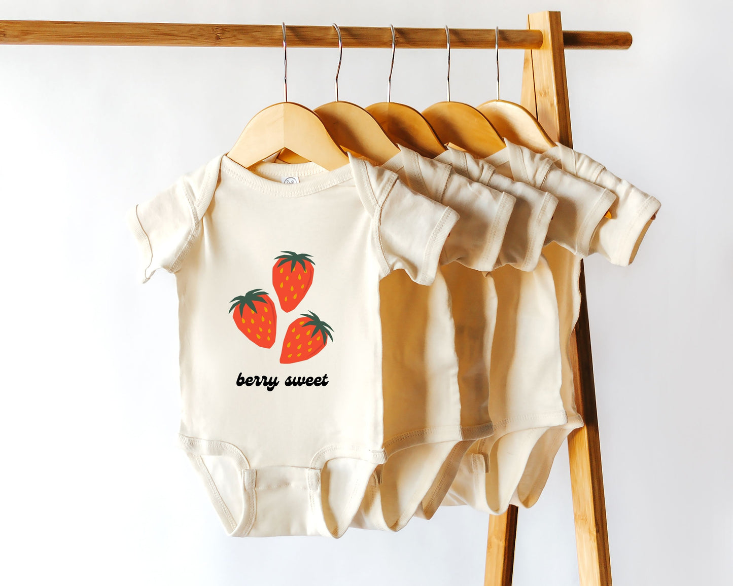 Berry Sweet Strawberry Baby Bodysuit