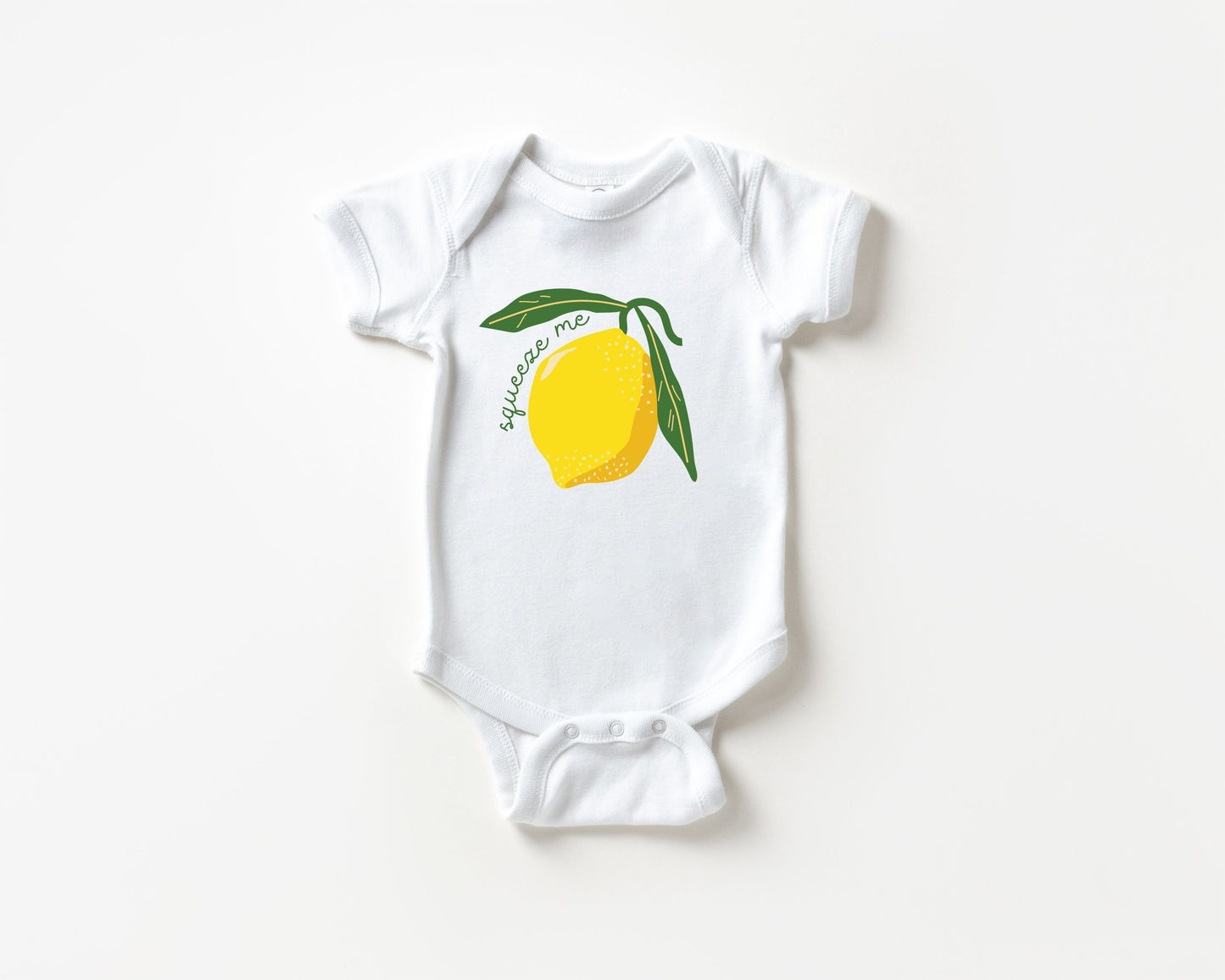 Squeeze Me Lemon Baby Bodysuit