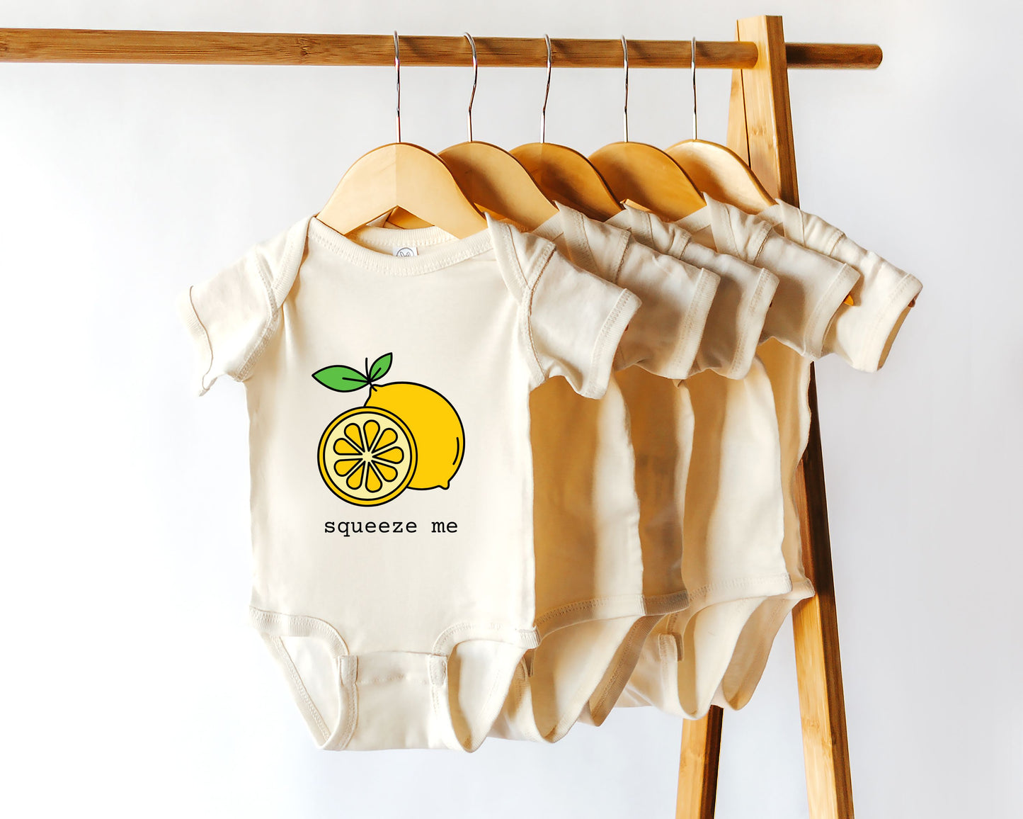 Squeeze Me Lemon Slice Baby Bodysuit