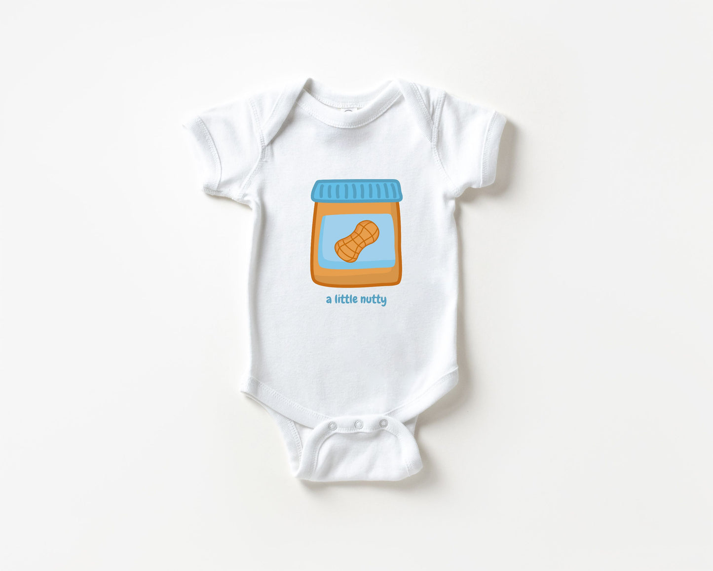 A Little Nutty Peanut Butter Baby Bodysuit