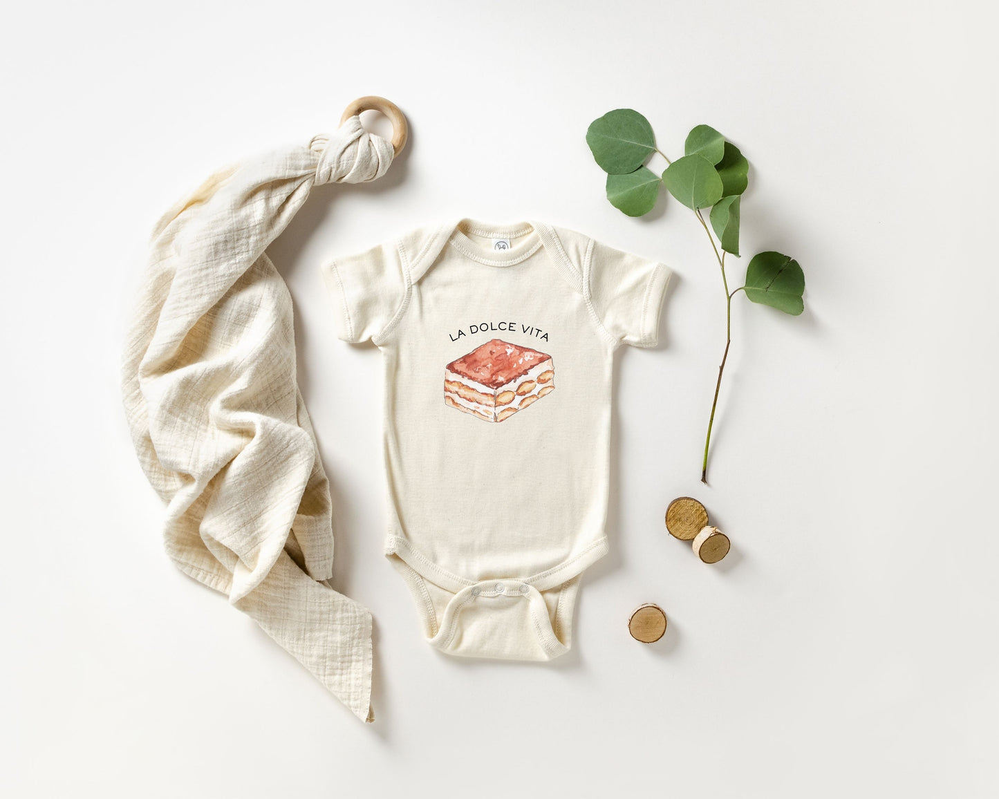 La Dolce Vita Tiramisu Baby Bodysuit