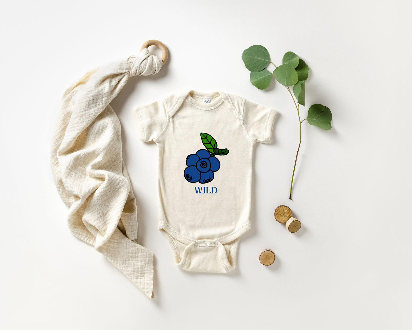 Wild Blueberry Baby Bodysuit