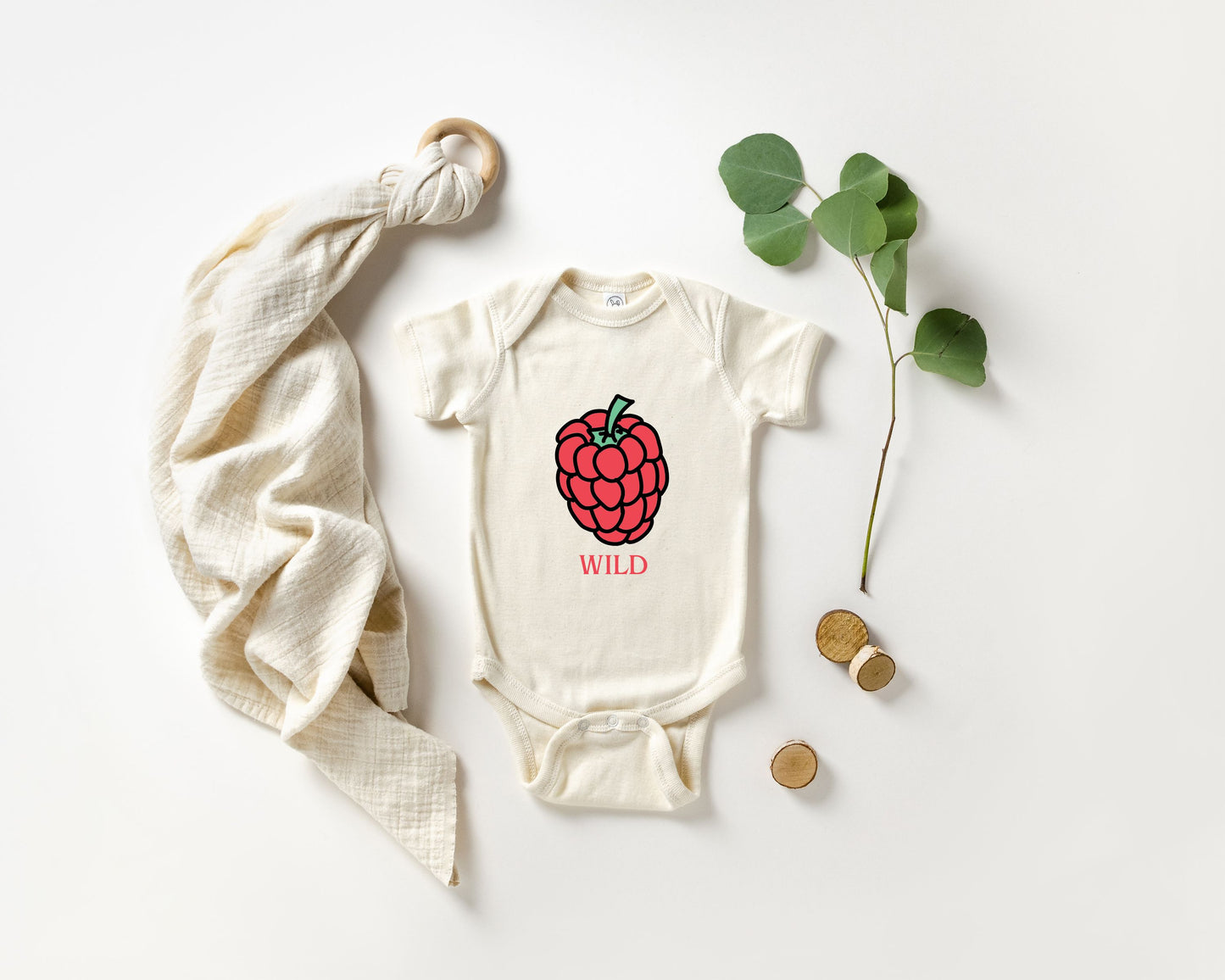Wild Raspberry Baby Bodysuit