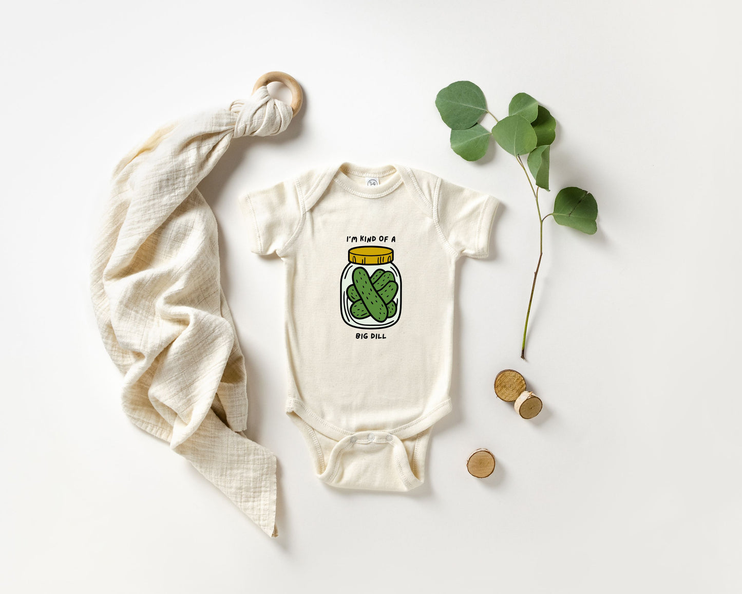 I'm Kind Of A Big Dill Pickle Baby Bodysuit