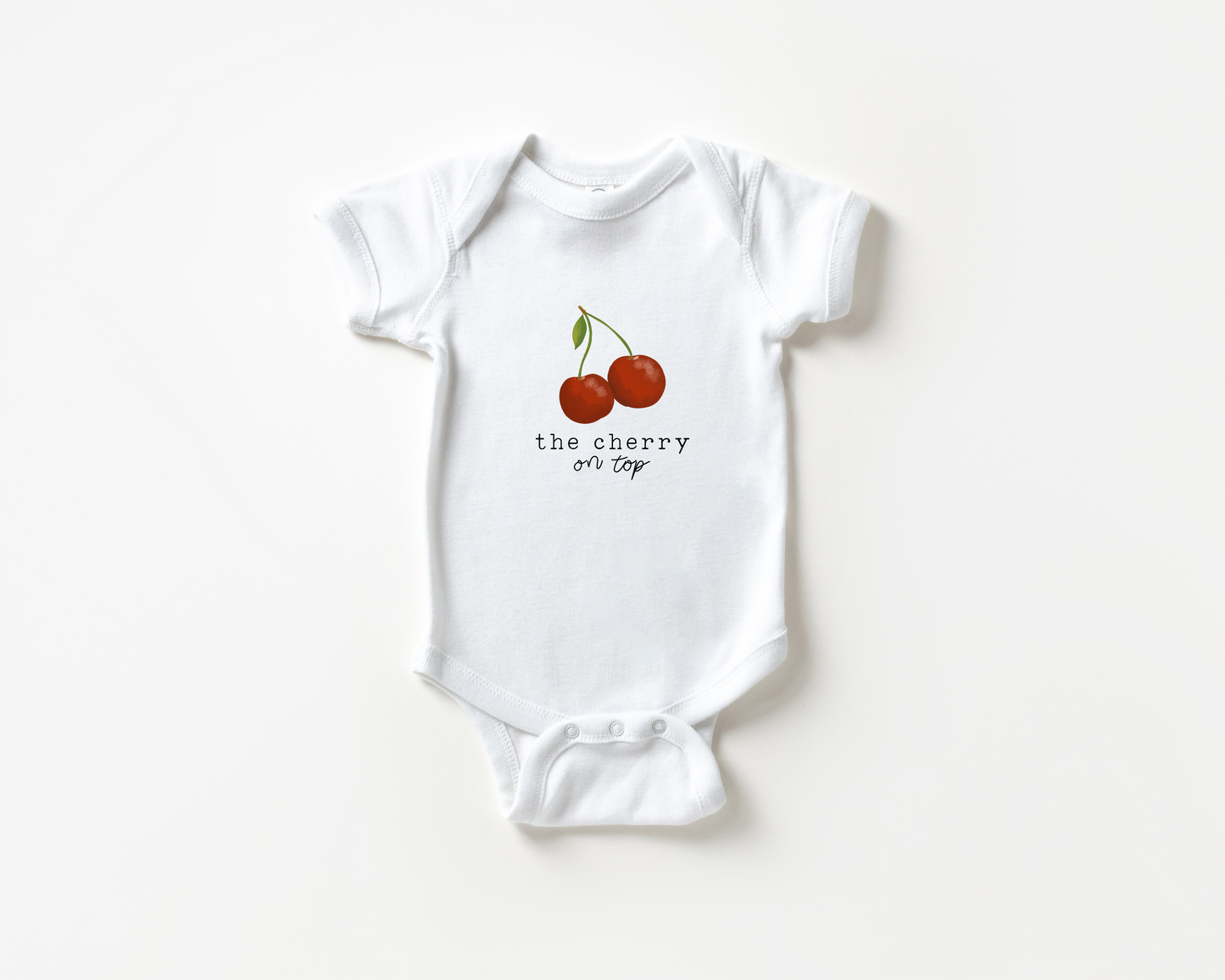 The Cherry on Top Baby Bodysuit