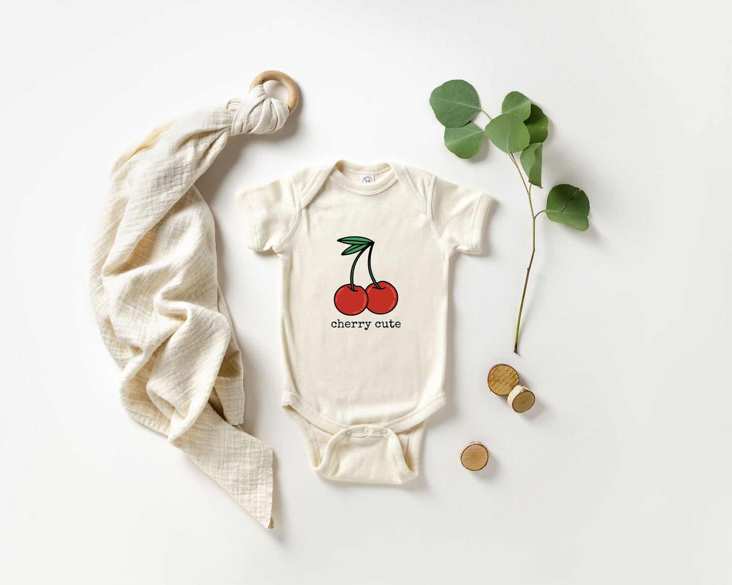 Cherry Cute Baby Bodysuit