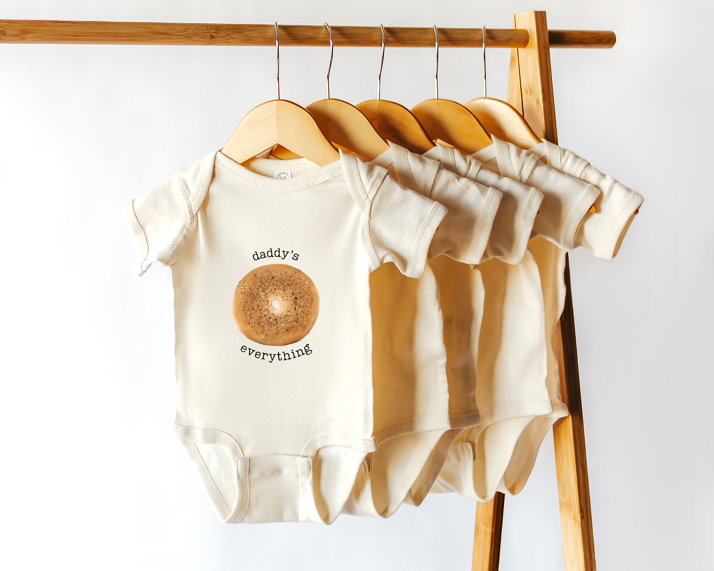 Daddy's Everything Bagel Baby Bodysuit