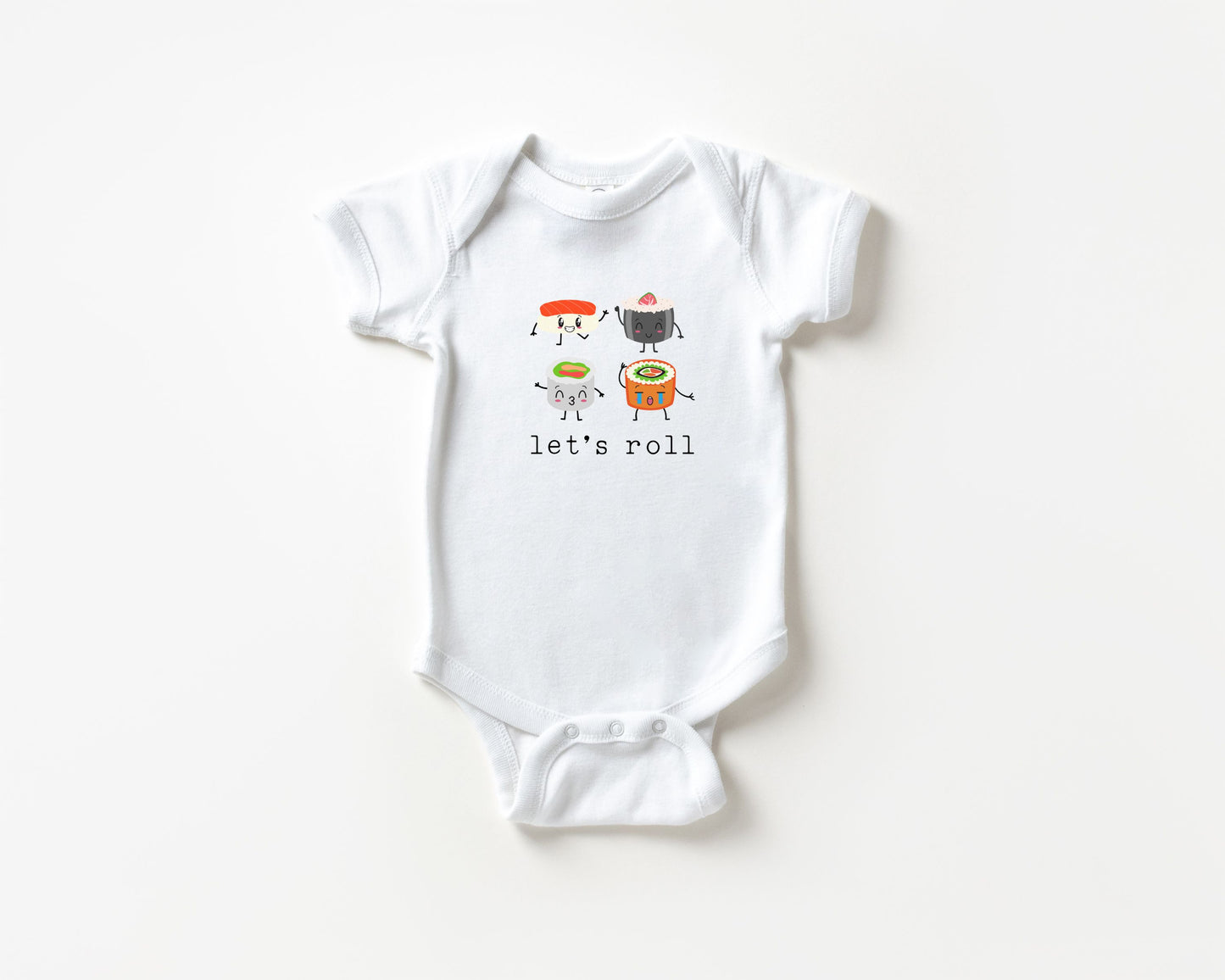Let's Roll Sushi Baby Bodysuit