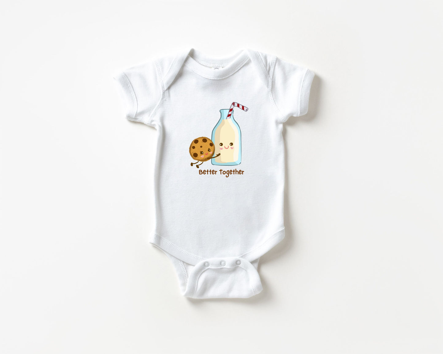 Better Together Milk & Cookies Baby Bodysuit
