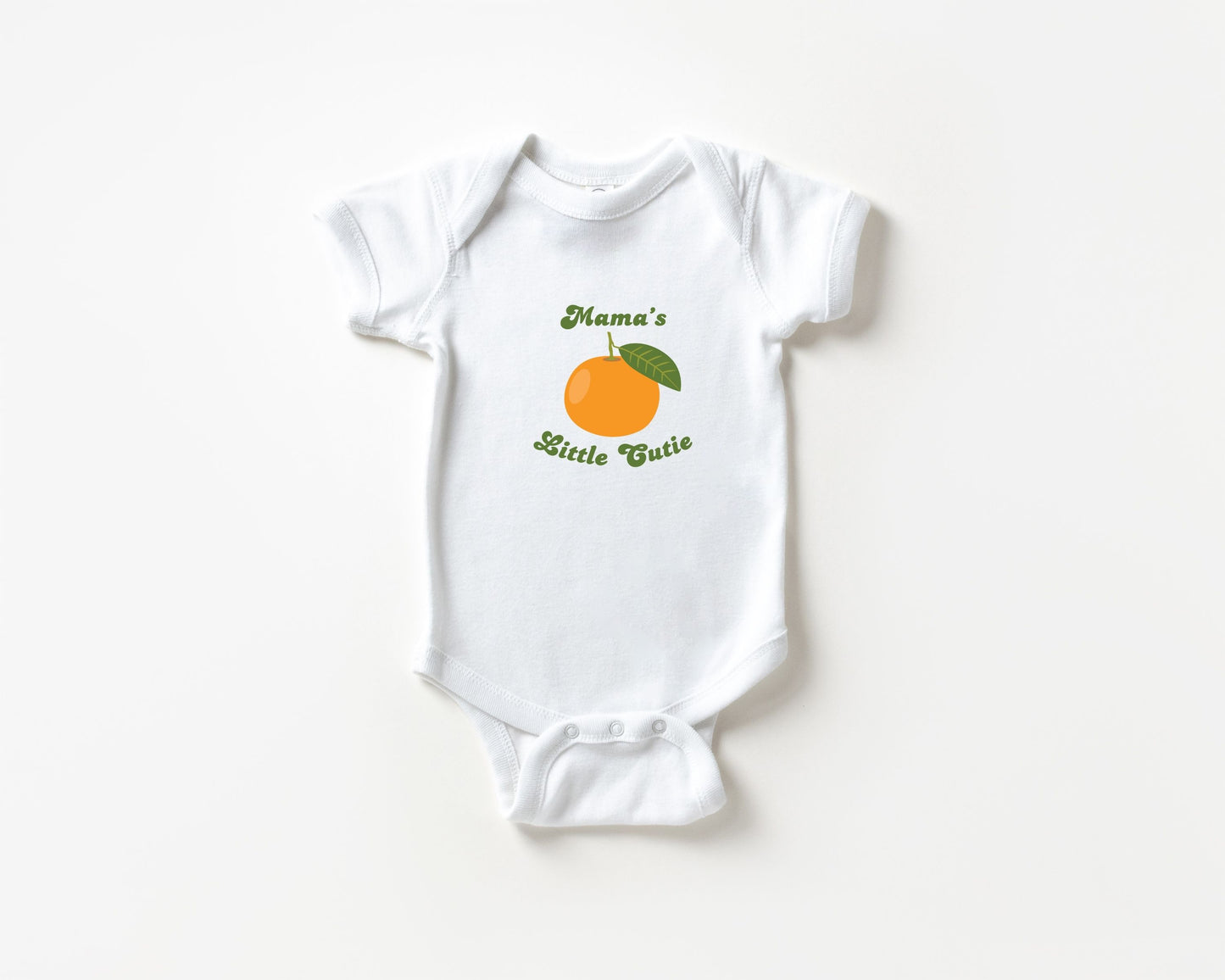 Mama's Little Cutie Clementine Baby Bodysuit