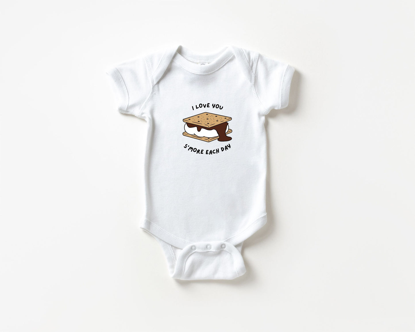 I Love You S'more Each Day Baby Bodysuit