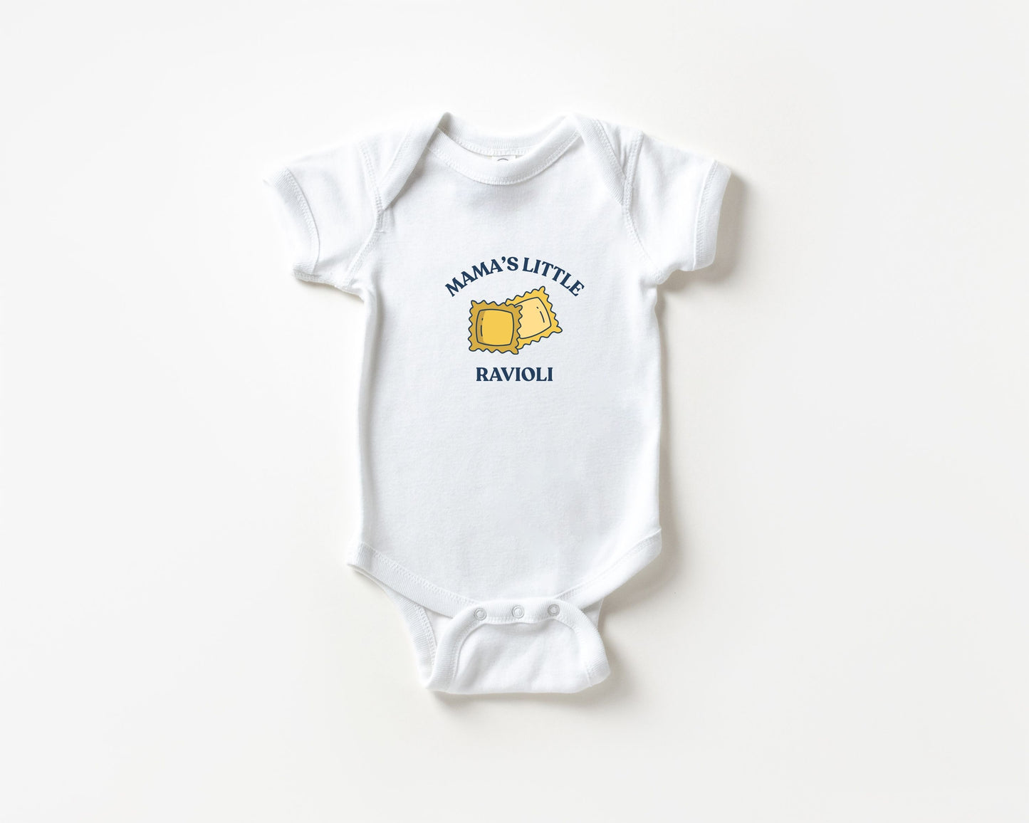 Mama's Little Ravioli Baby Bodysuit