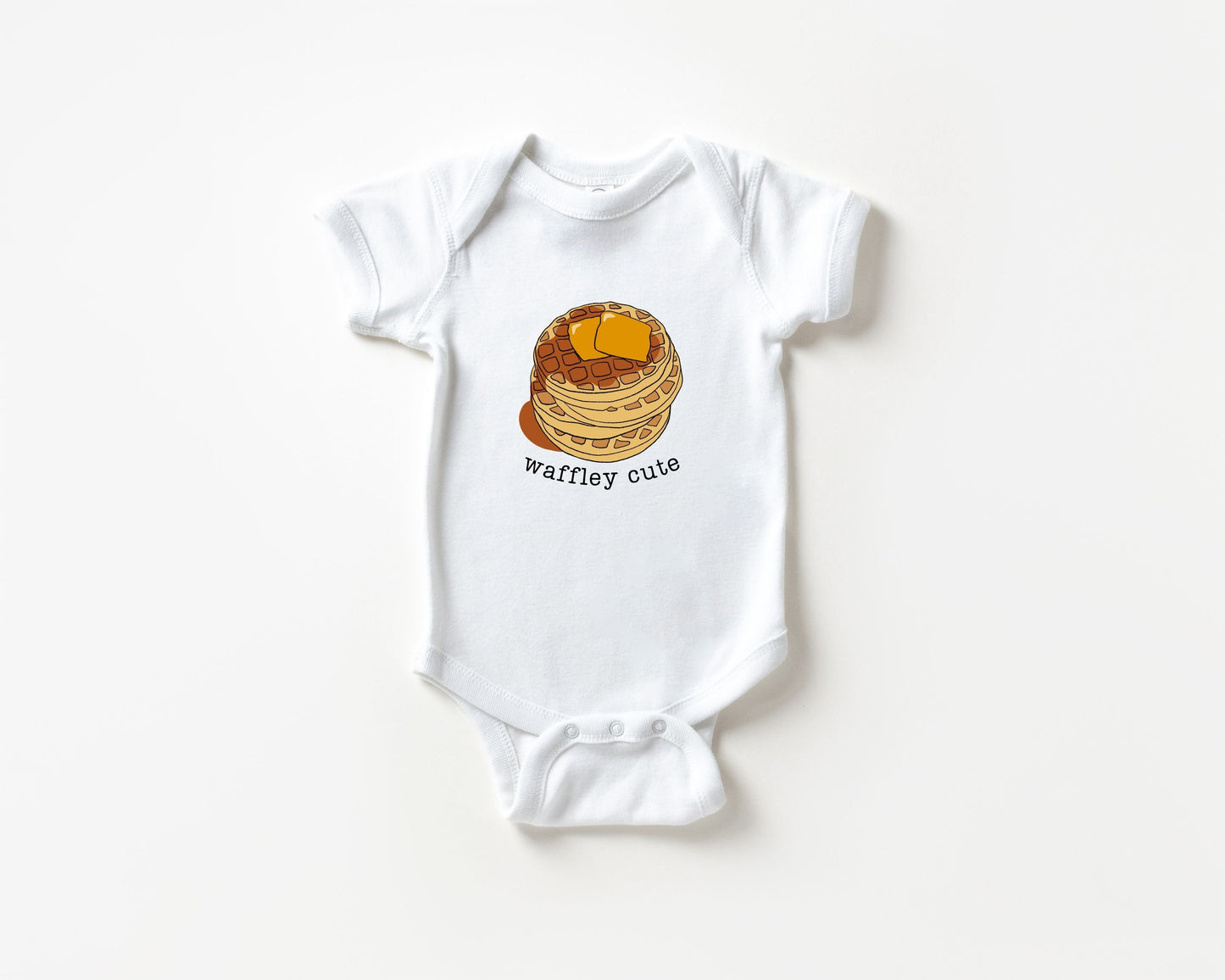 Waffley Cute Baby Bodysuit