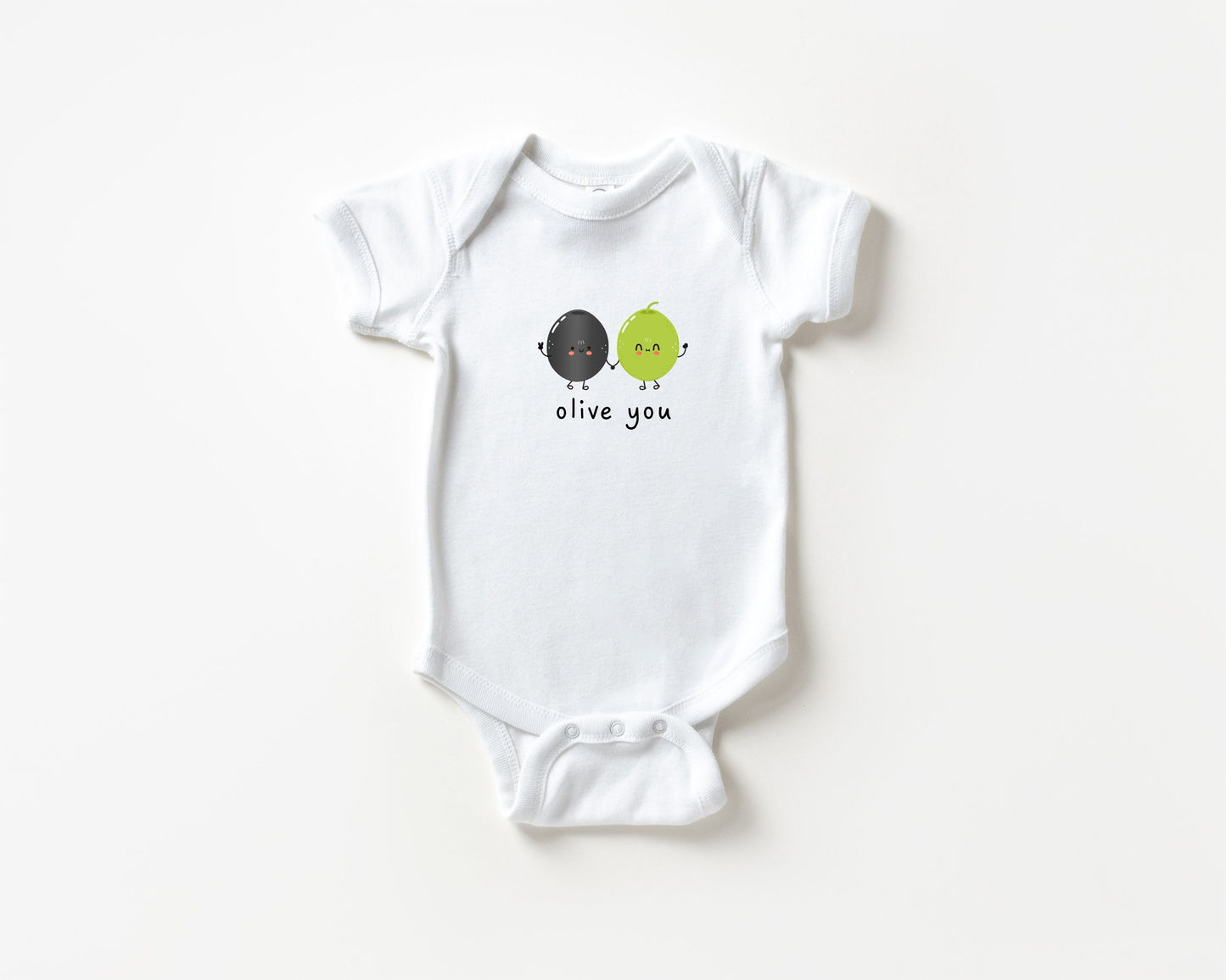 Olive You Baby Bodysuit