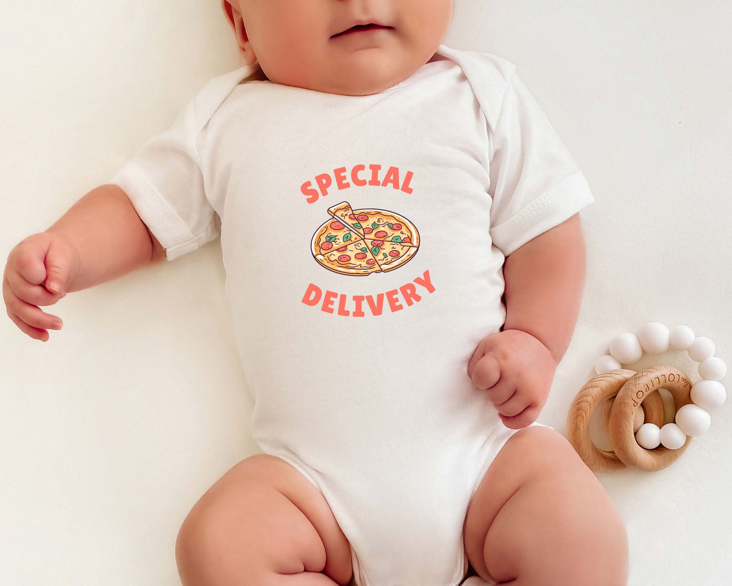 Special Delivery Pizza Baby Bodysuit