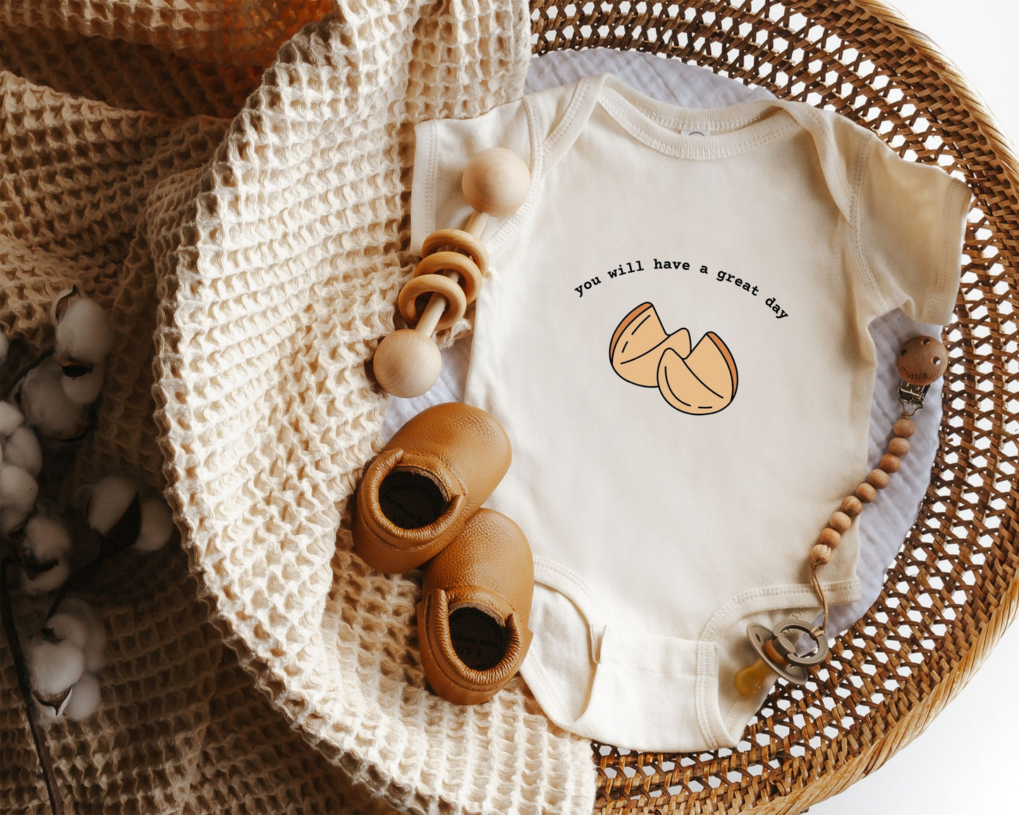 Fortune Cookie Baby Bodysuit