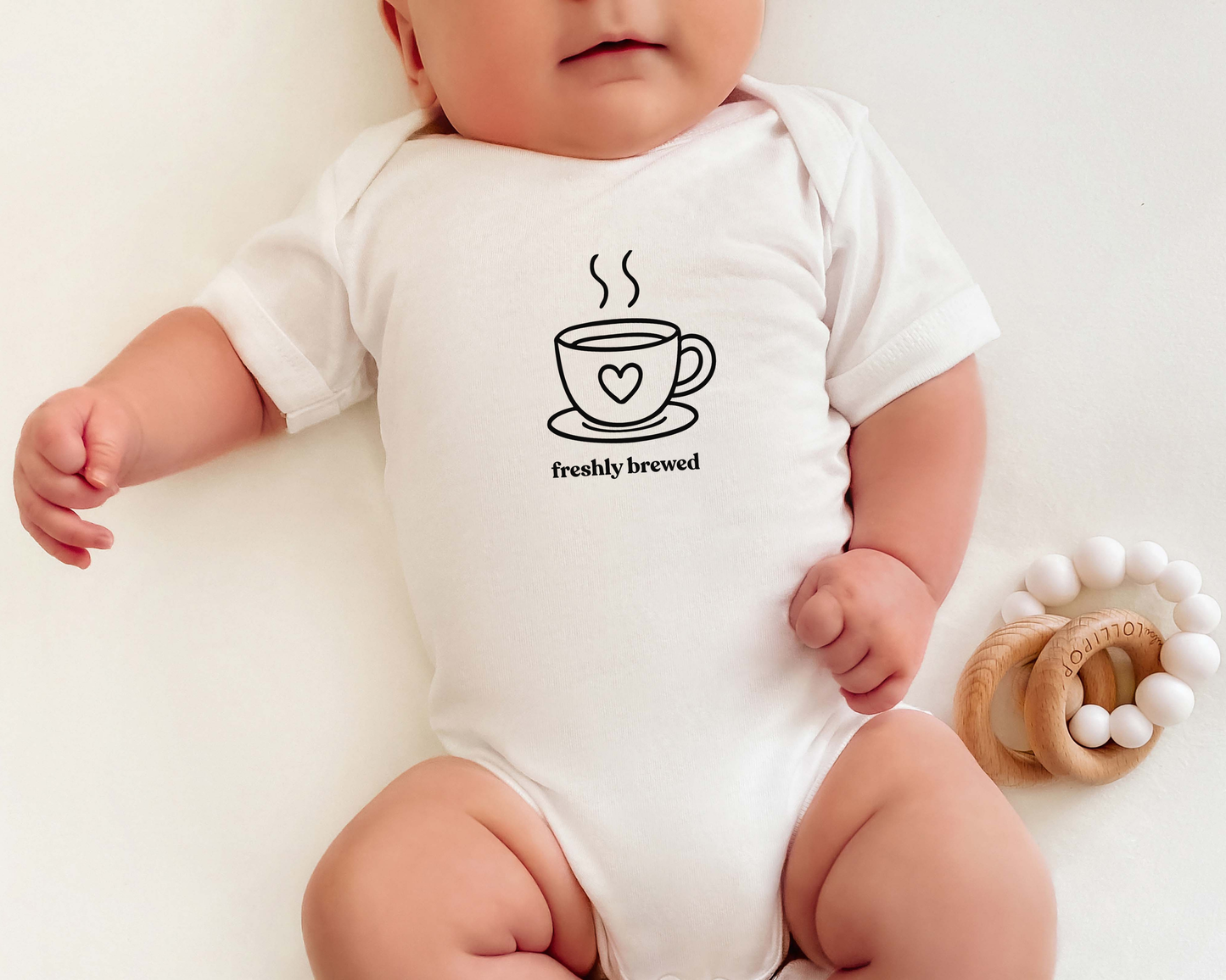 Freshly Brewed Coffee Baby Bodysuit
