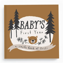 Load image into Gallery viewer, Little Camper Theme Baby&#39;s First Year Memory Book