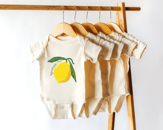 Squeeze Me Lemon Baby Bodysuit