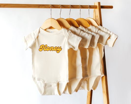Honey Retro Style Baby Bodysuit