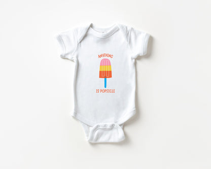 Anything is Popsicle Baby Bodysuit