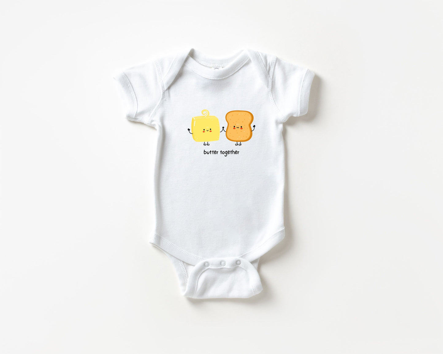 Butter Together Baby Bodysuit