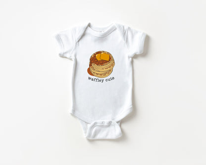 Waffley Cute Baby Bodysuit