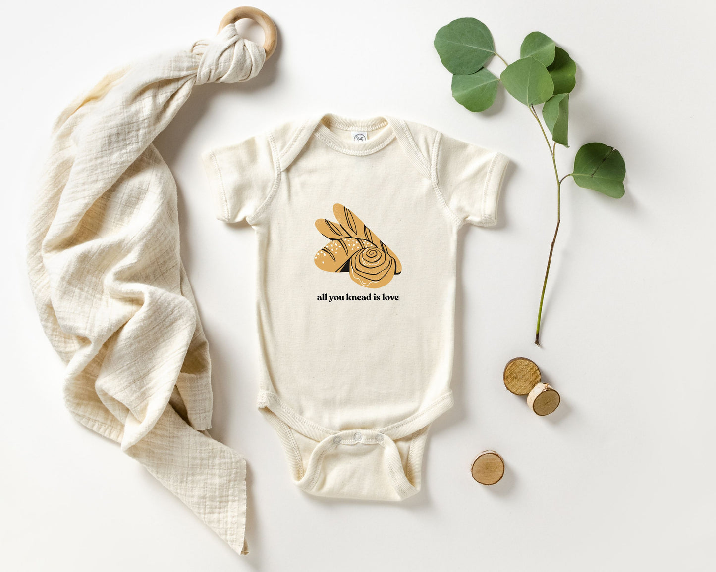 All You Knead Is Love Bread Baby Bodysuit