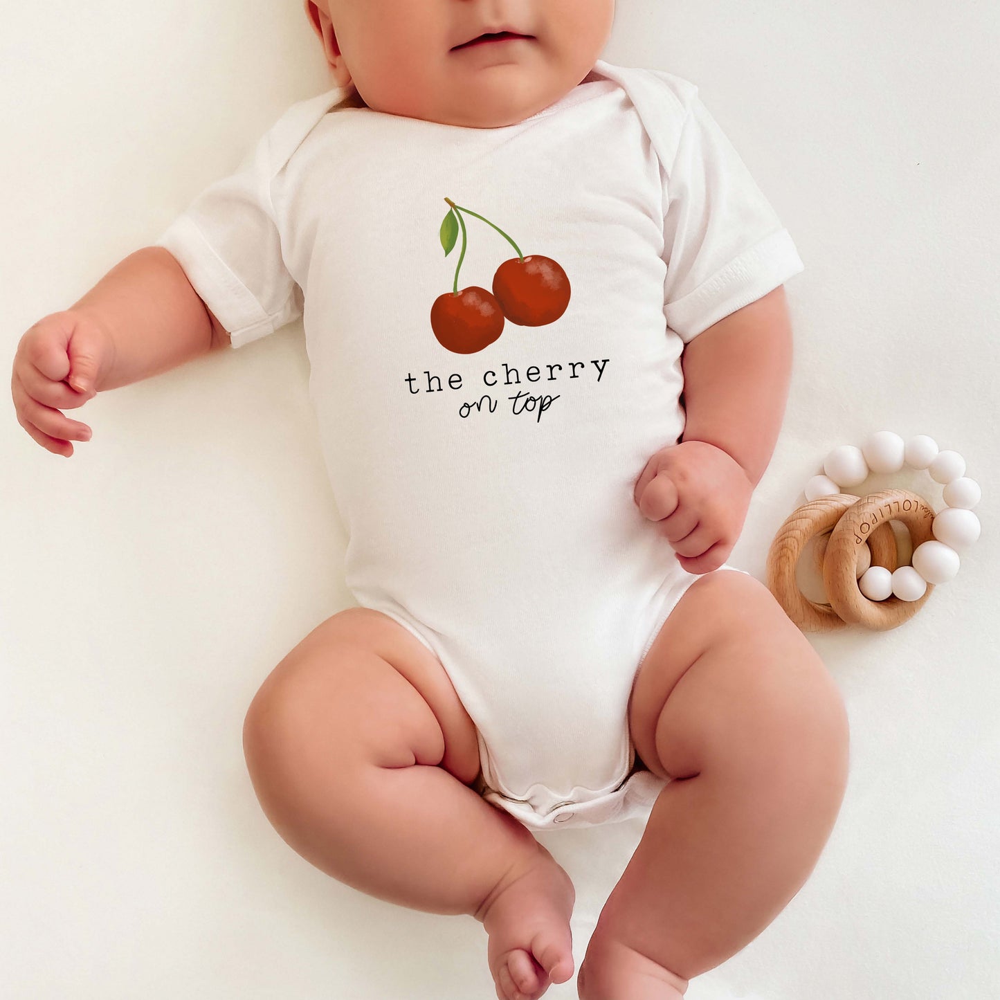 The Cherry on Top Baby Bodysuit