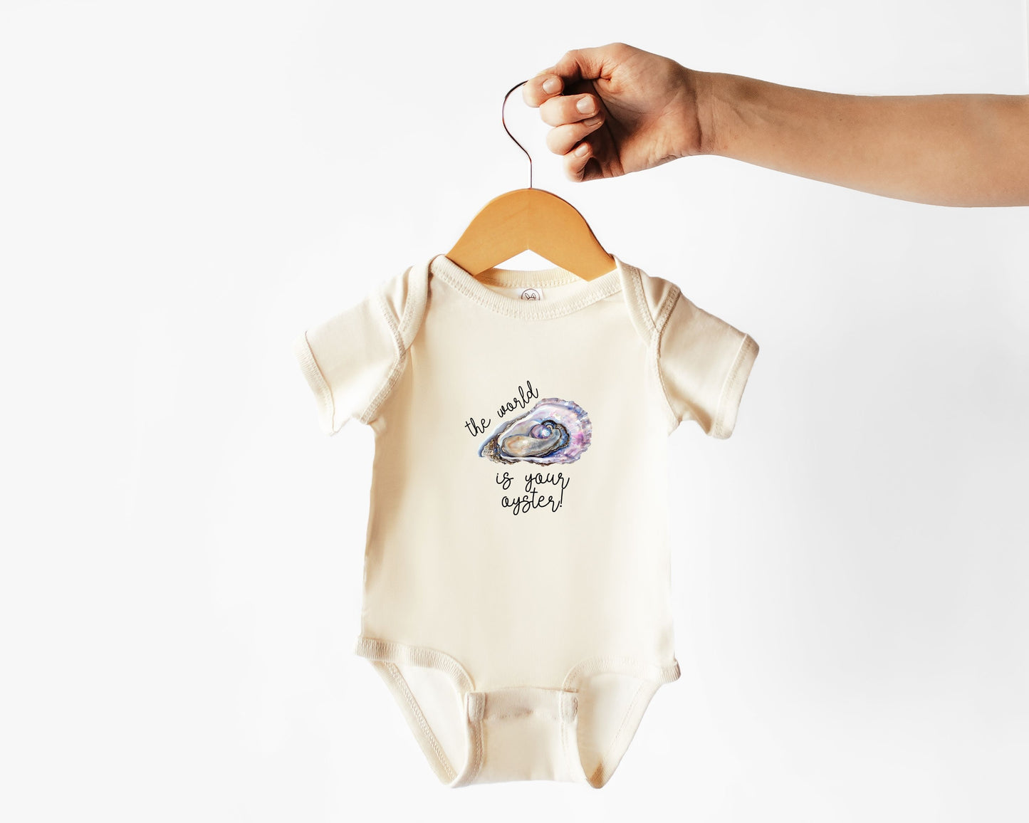 The World Is Your Oyster Baby Bodysuit