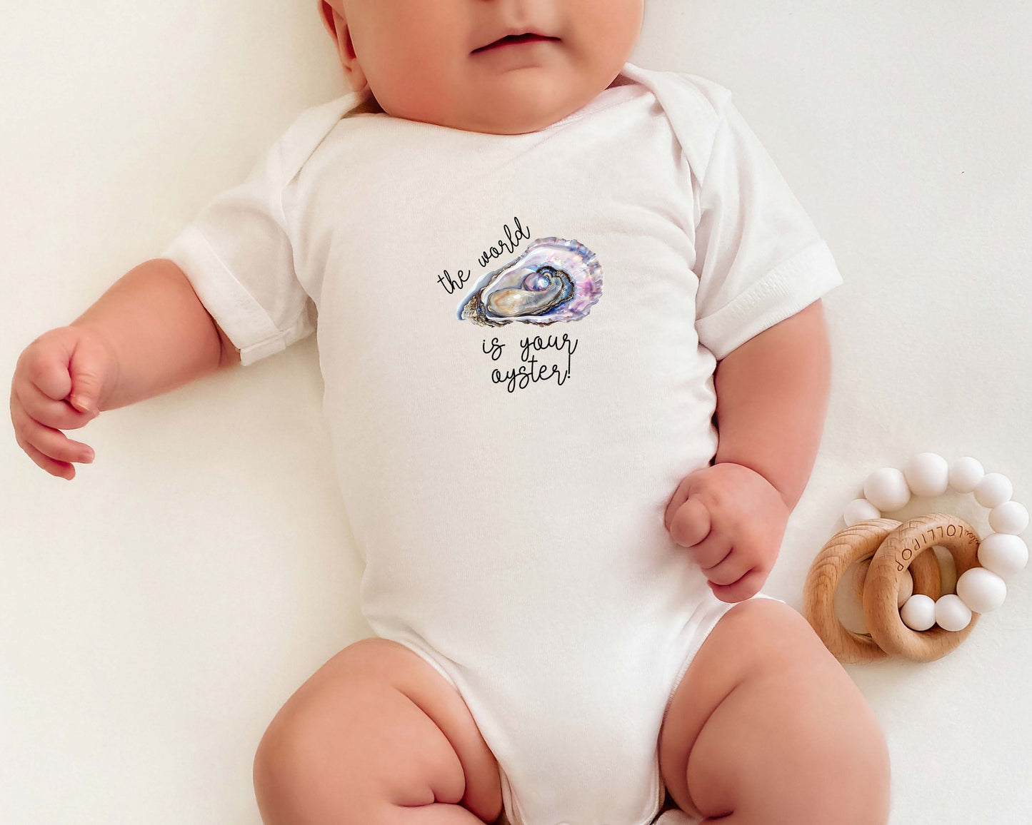 The World Is Your Oyster Baby Bodysuit