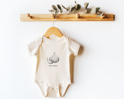 Little Stinker Garlic Baby Bodysuit