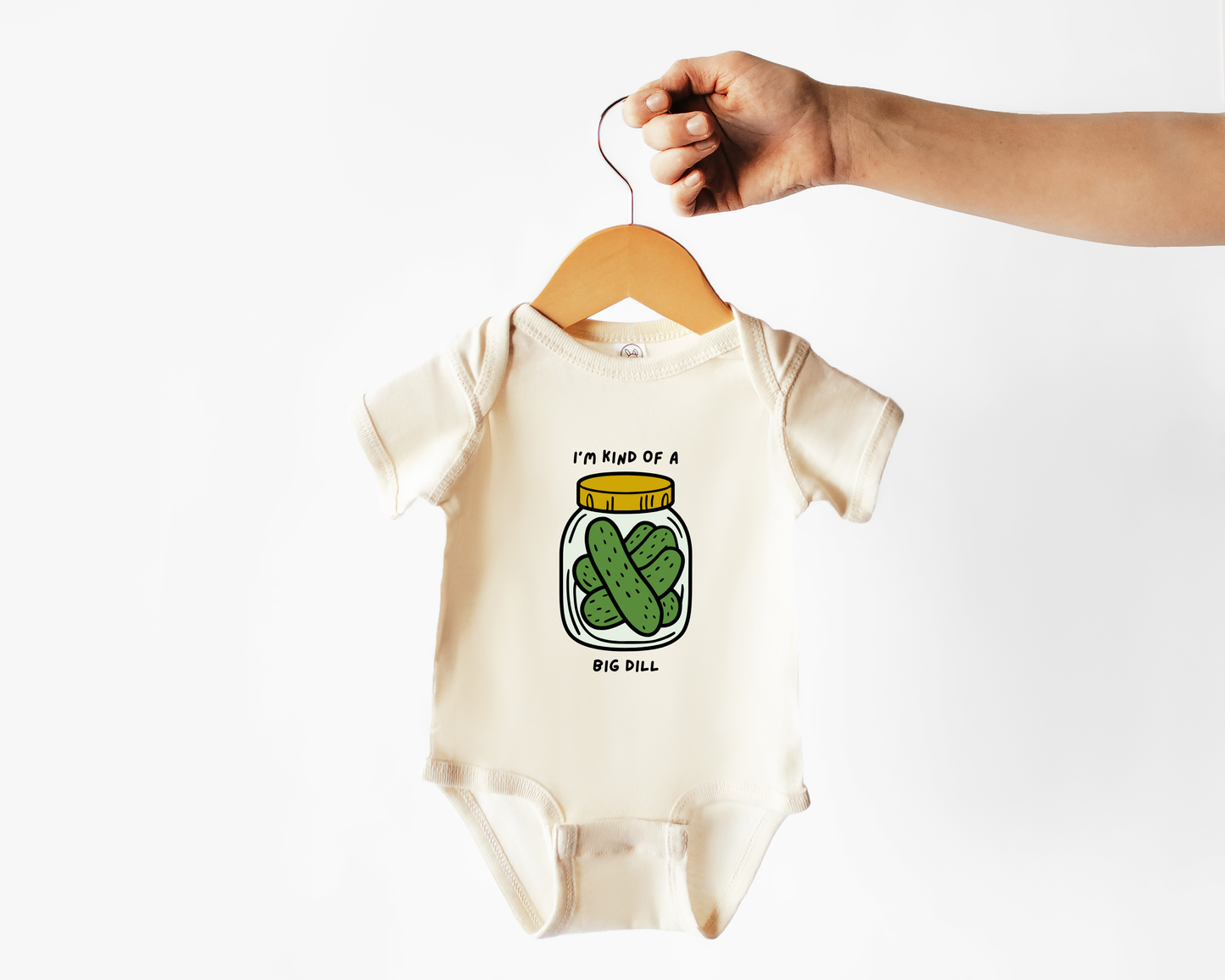 I'm Kind Of A Big Dill Pickle Baby Bodysuit