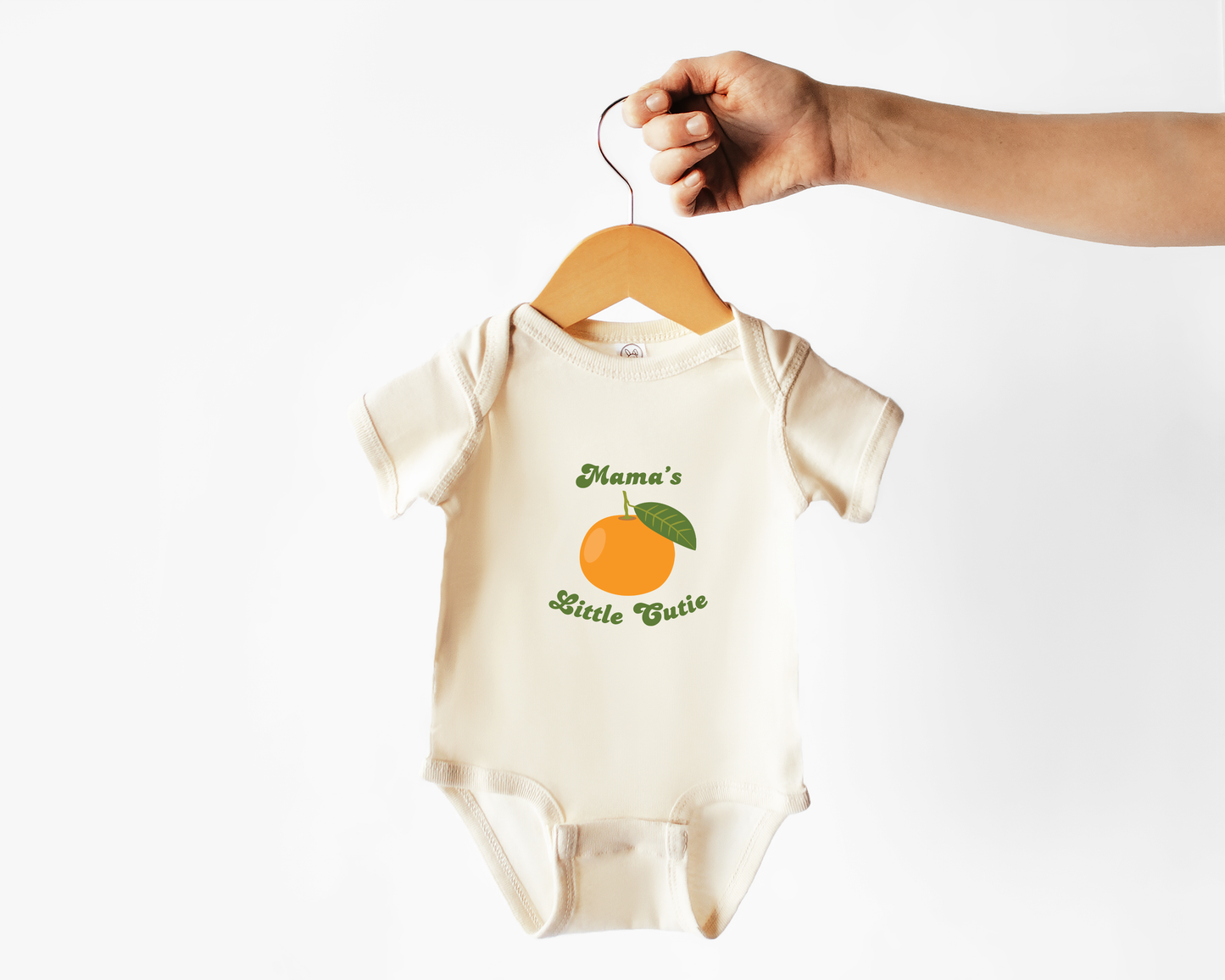 Mama's Little Cutie Clementine Baby Bodysuit