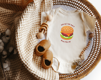 You're The Only Bun for Me Baby Bodysuit