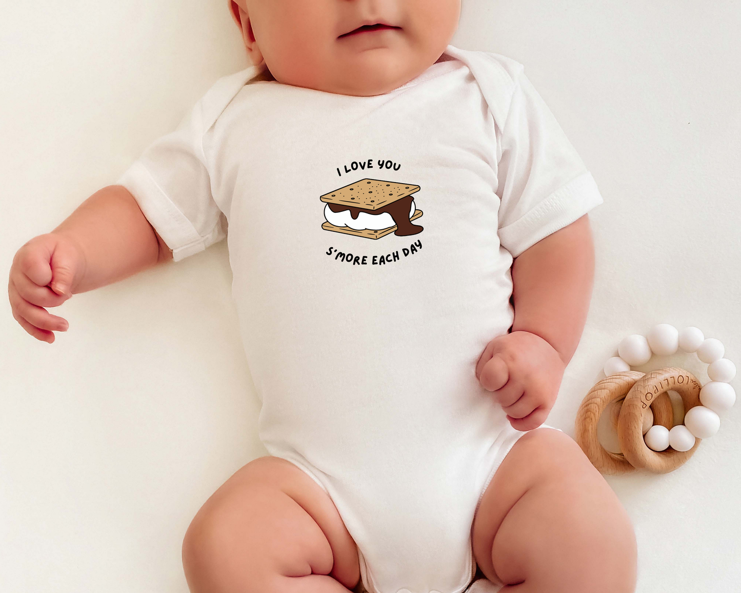 I Love You S'more Each Day Baby Bodysuit