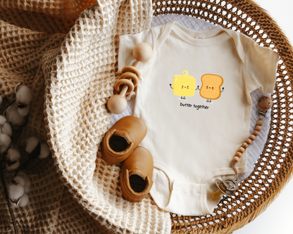 Butter Together Baby Bodysuit
