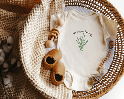 All Thyme Favorite Baby Onesie
