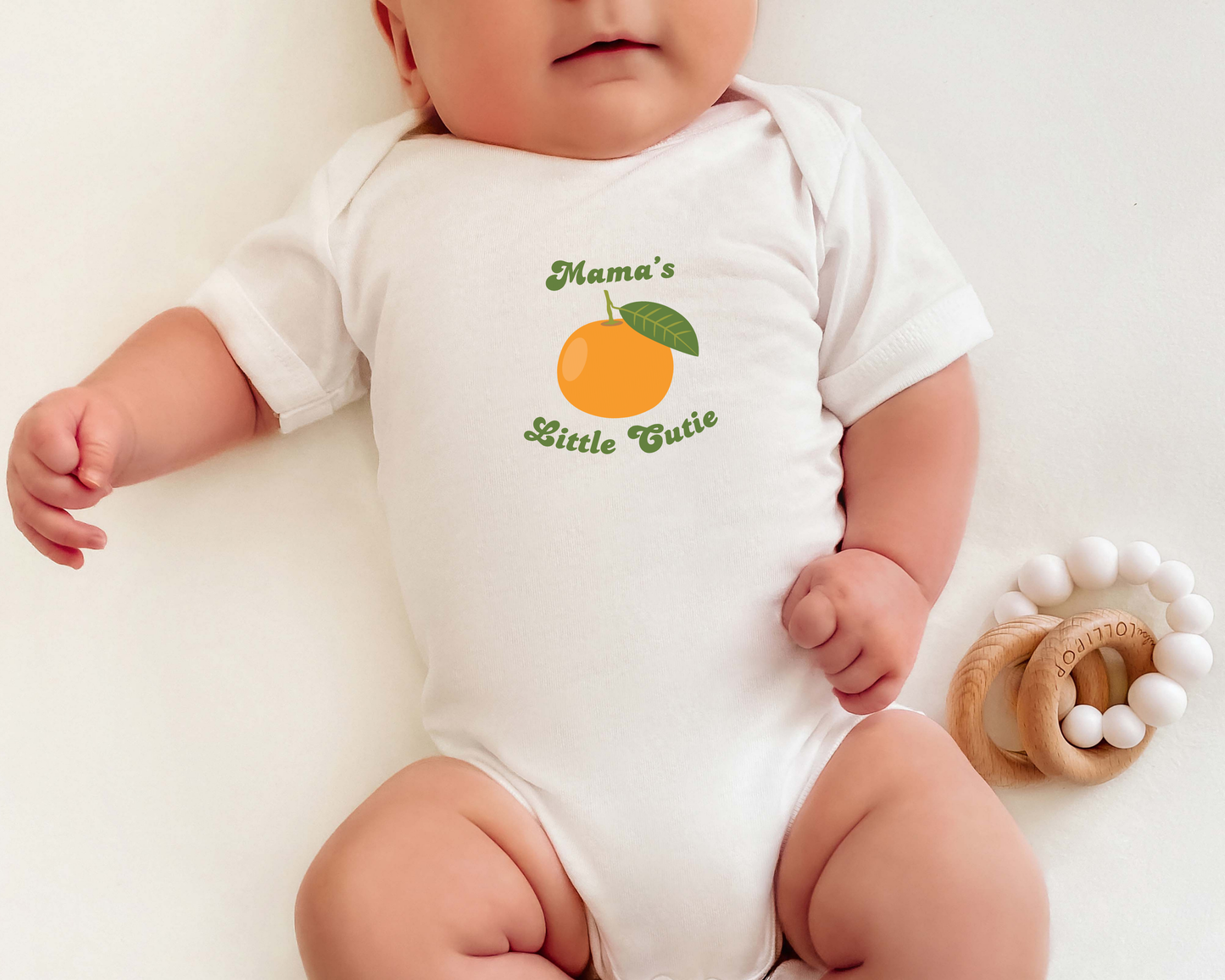Mama's Little Cutie Clementine Baby Bodysuit