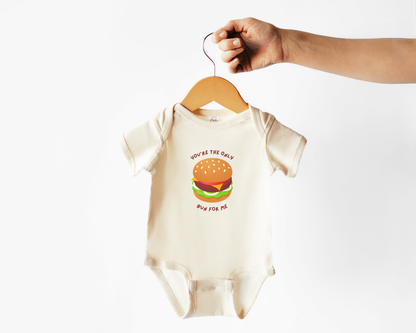 You're The Only Bun for Me Baby Bodysuit