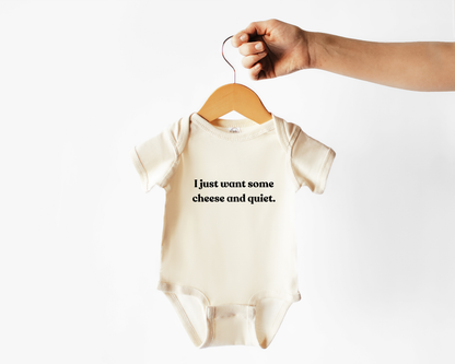 Cheese & Quiet Baby Bodysuit