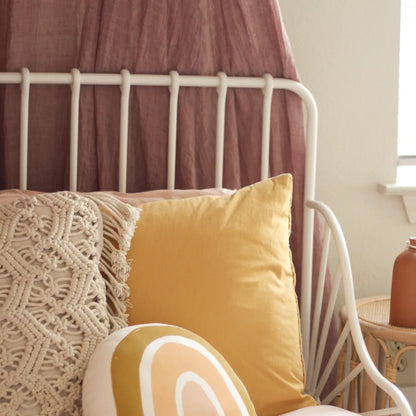 Mod Rainbow Canvas Pillow