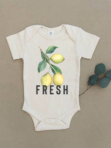Lemon Fresh Organic Baby Bodysuit
