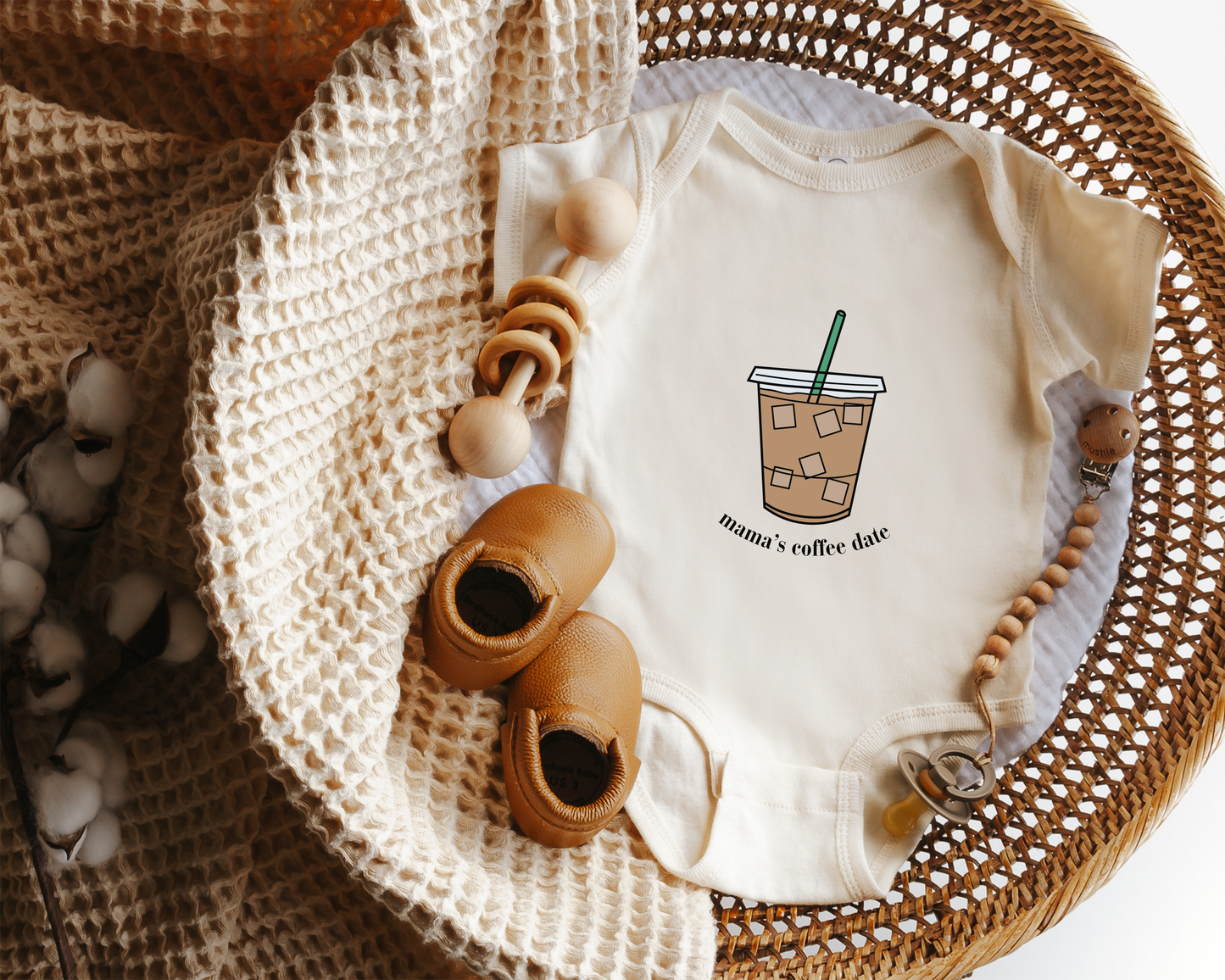 Mama's Coffee Date Baby Bodysuit