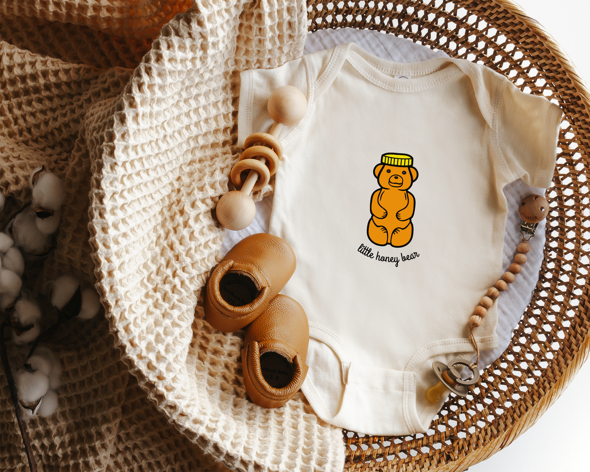Little Honey Bear Baby Bodysuit