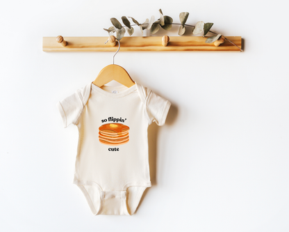 So Flippin' Cute Pancake Baby Bodysuit