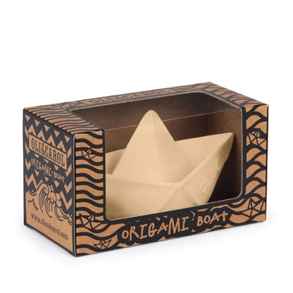 Origami Boat Bath Toy, Nude