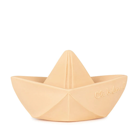 Origami Boat Bath Toy, Nude