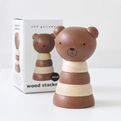 Wood Stacker Bear Toy